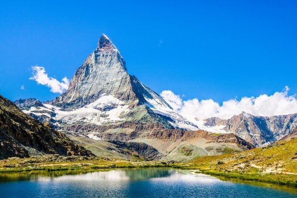 Schweiz – Matterhorn und Mont Blanc